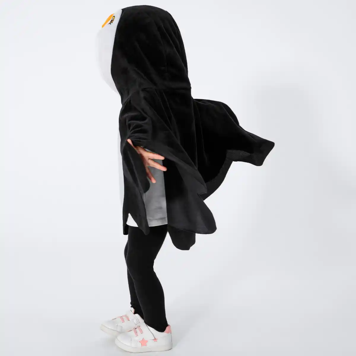 Bild 4 von Kinderkostüm "Pinguin" mit Umhang und Kapuze, 1-3 Jahre