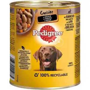 Pedigree Cuisine in Sauce 12x800g Kaninchen