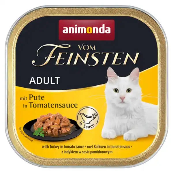 Bild 1 von animonda Vom Feinsten Adult 32x100g Pute, in Tomatensauce