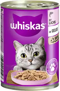 Whiskas Adult 1+ Gelee 12x400g Lachs