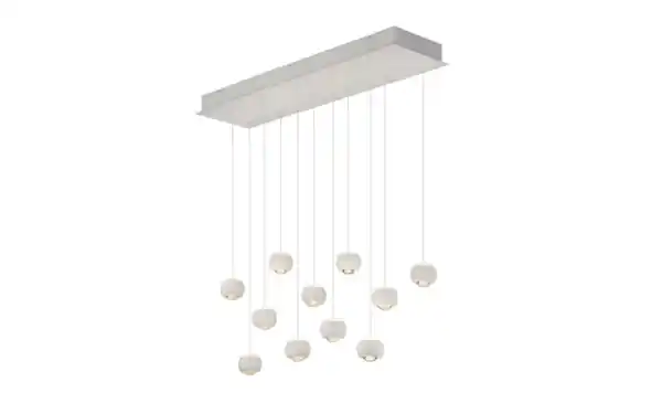 Bild 2 von Musterring - LED-Pendelleuchte Cannon, weiß, 200 cm, inkl. stufenloser Höhenverstellung