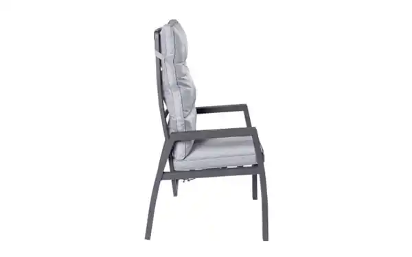 Bild 2 von outdoor (Gartenmöbel Mit Flair) - Garten-Positionsstuhl Bondino in anthrazit/grau