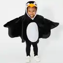 Bild 1 von Kinderkostüm "Pinguin" mit Umhang und Kapuze, 1-3 Jahre