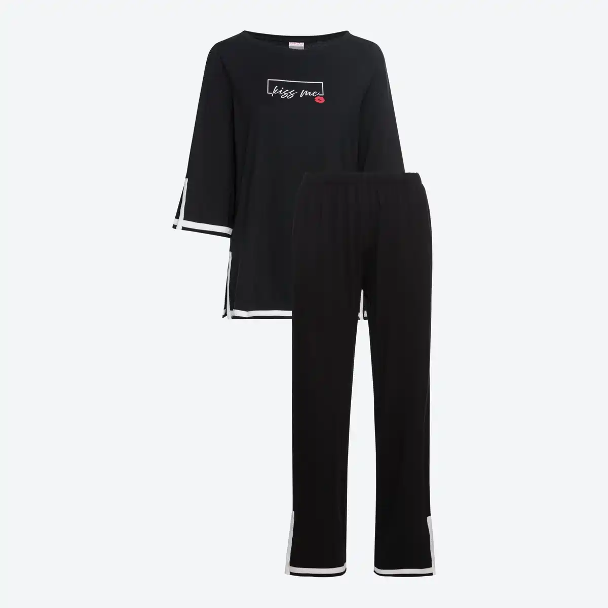 Bild 3 von Damen-Schlafanzug mit Vintage-Design, 2-teilig