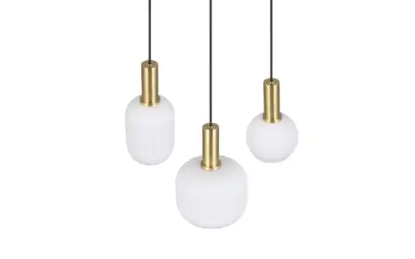 Bild 2 von Pendelleuchte Diva, weiß/messing, 3-flammig