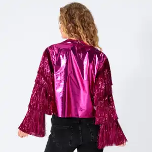 Damen-Kostüm-Jacke mit Fransen