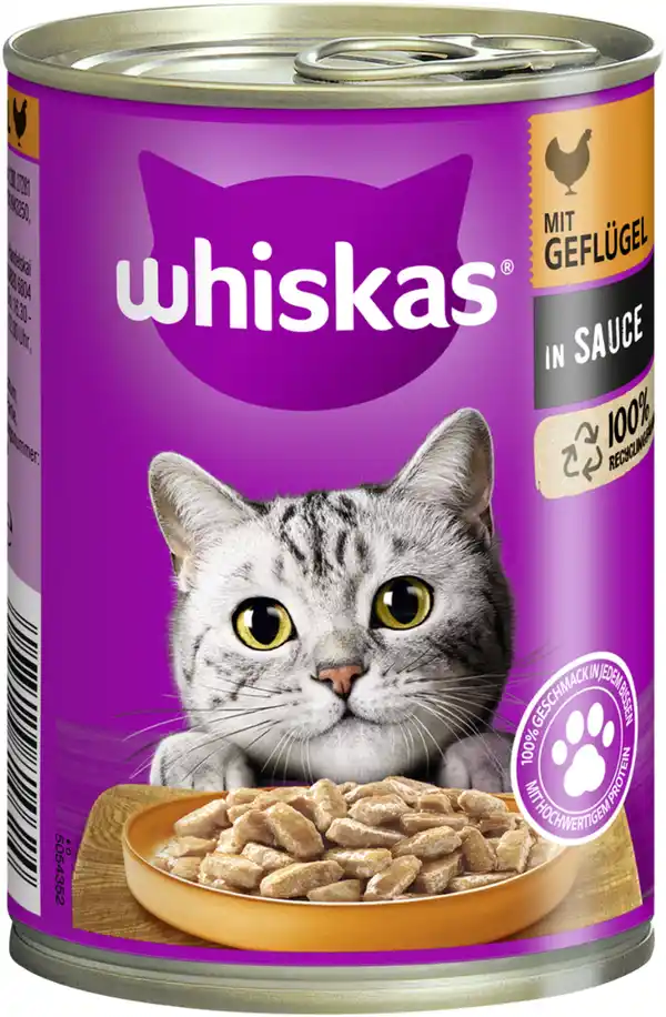 Bild 1 von Whiskas Adult 1+ Sauce 12x400g Geflügel