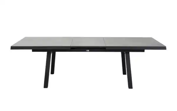 Bild 3 von outdoor (Gartenmöbel Mit Flair) - Ausziehtisch Sondrino, Aluminiumgestell in schwarz, Tischplatte betonfarbend