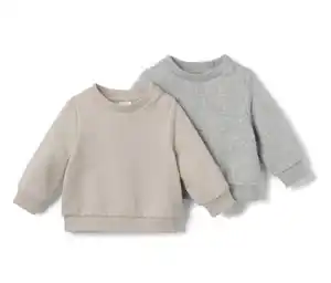 2 Baby-Sweatshirts mit angerauter Innenseite