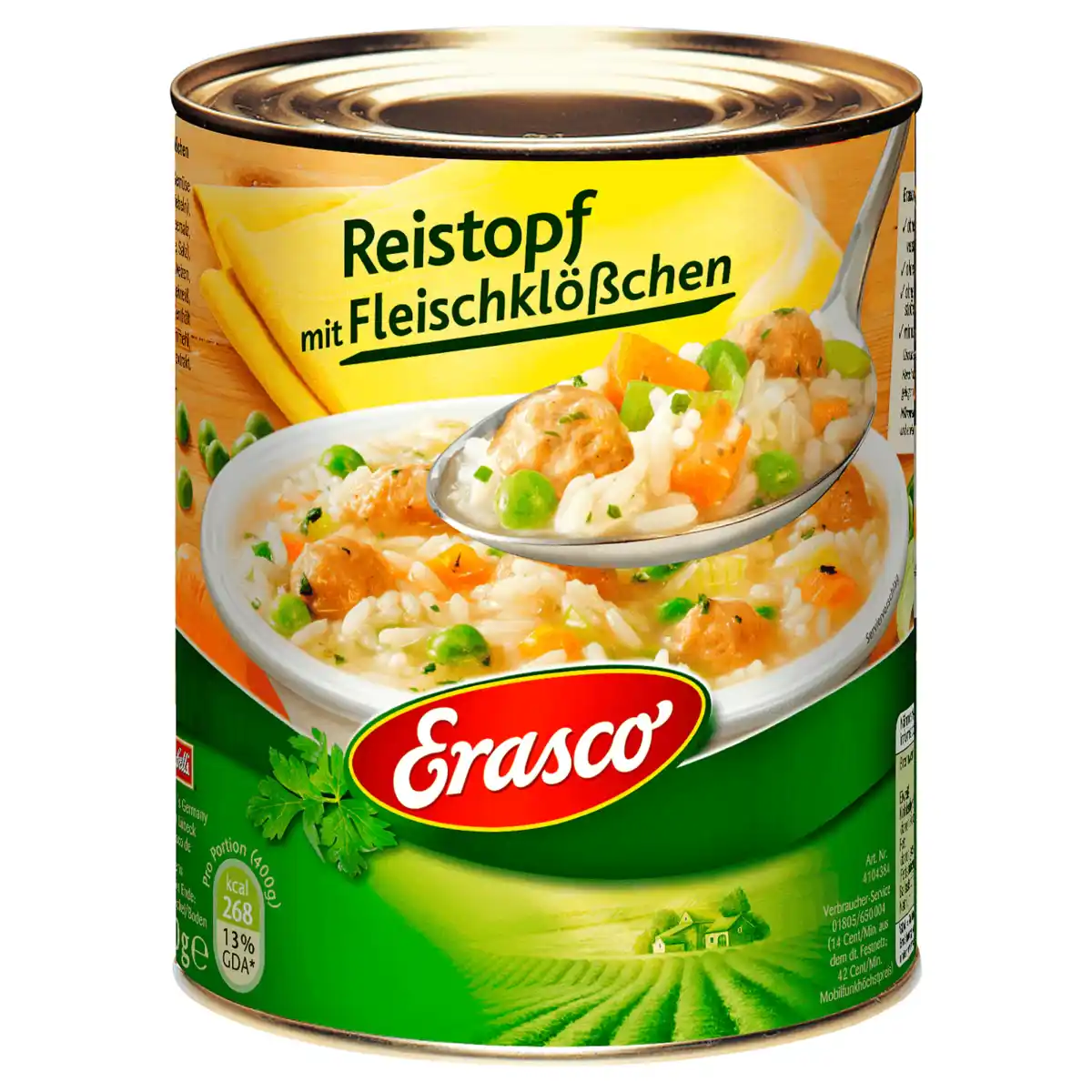 Bild 1 von Erasco Reistopf mit Fleischklößchen 800g