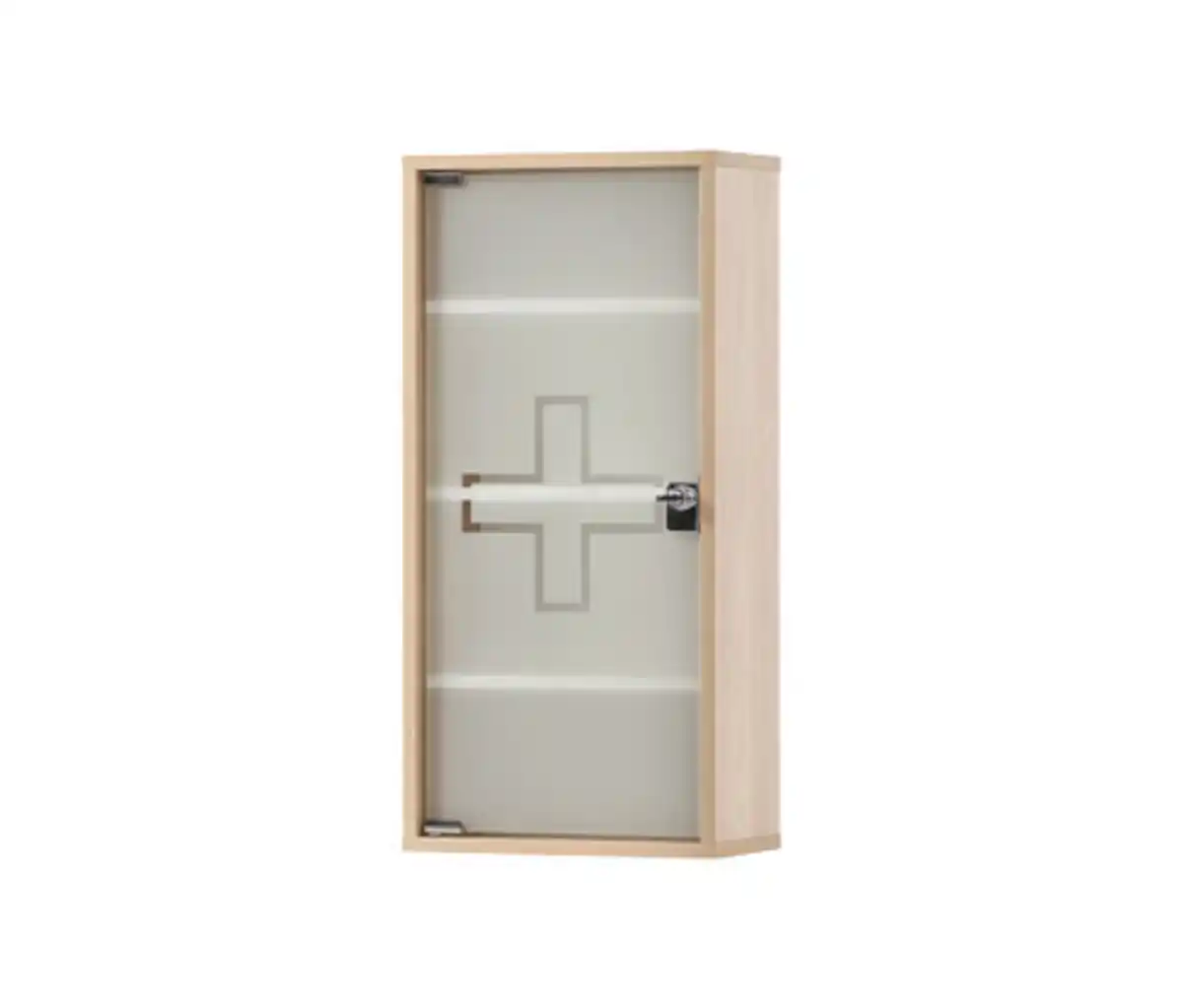 Bild 1 von Medikamentenschrank, 1-türig, Eiche hell