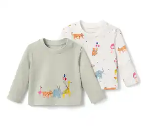 2 Baby-Langarmshirts