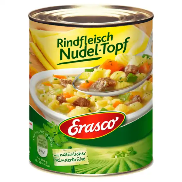 Bild 1 von Erasco Rindfleisch-Nudeltopf 800g