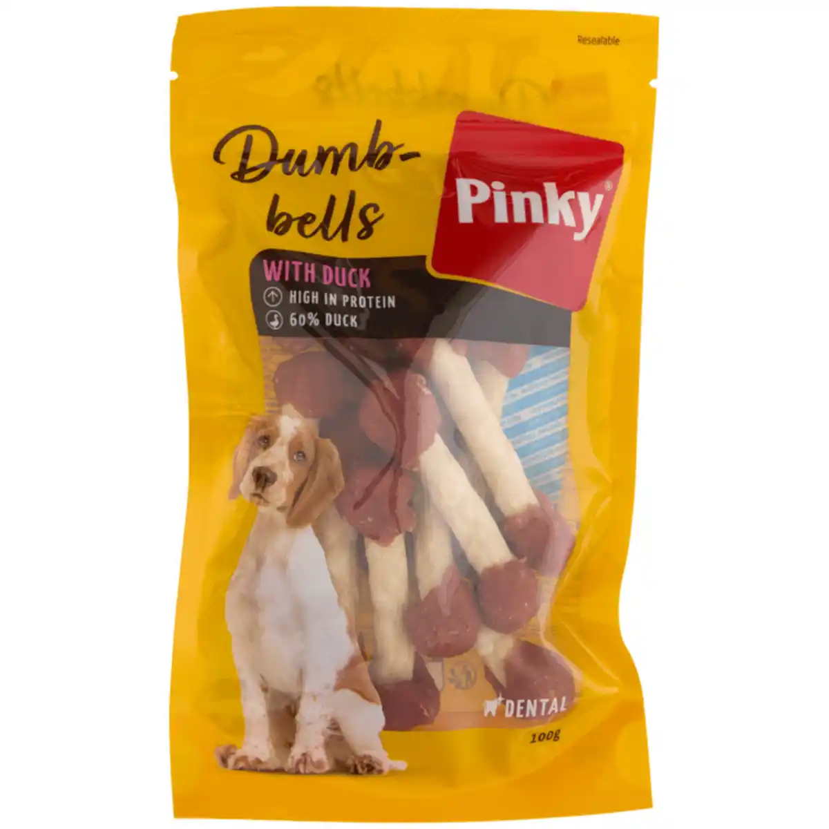 Bild 1 von Pinky Hundesnacks Dumbbells mit Ente