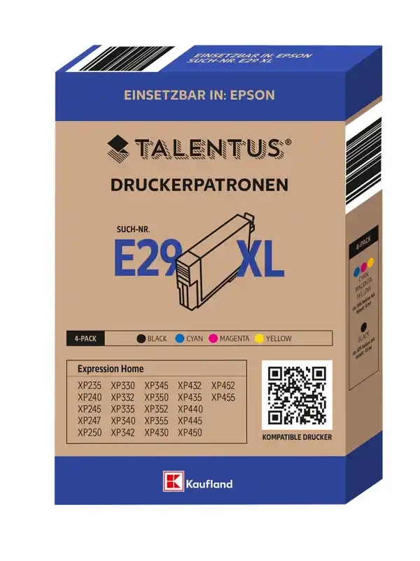 Bild 1 von TALENTUS® Druckerpatronen »Epson 29XL«, 4-St.-Packg.