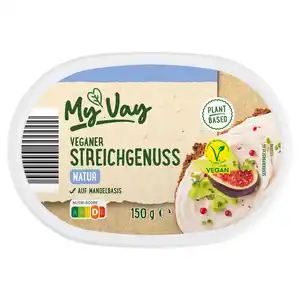 MY VAY Veganer Streichgenuss 150 g, Natur