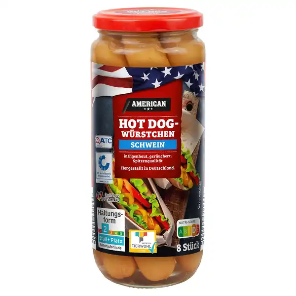 Bild 1 von AMERICAN Hot Dogs 375 g, Schwein