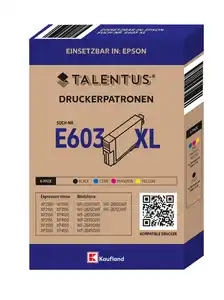 TALENTUS® Druckerpatronen »Epson 603XL«, 4-St.-Packg.