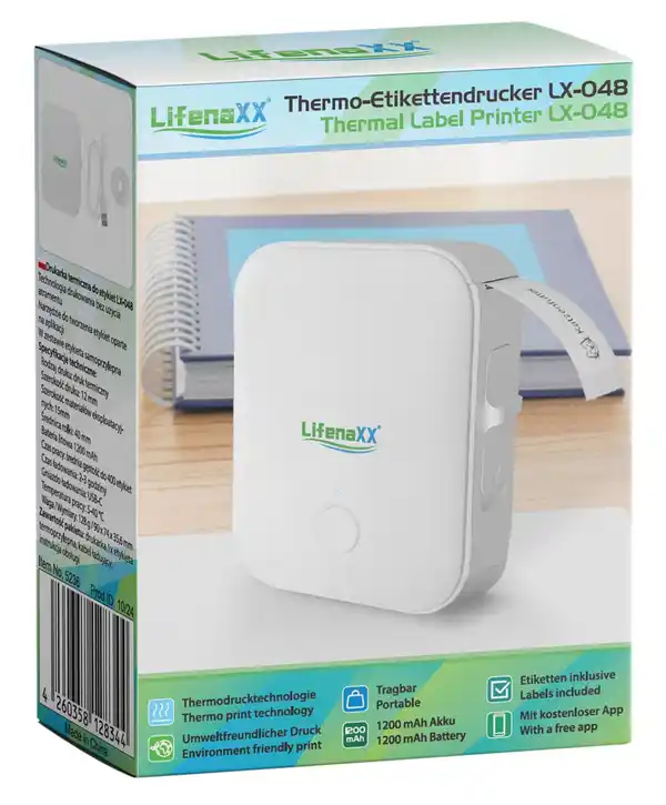 Bild 3 von LIFENAXX Etikettendrucker »LX-048«