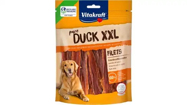 Bild 1 von Vitakraft Hundesnack Duck XXL Entenfleischstreifen