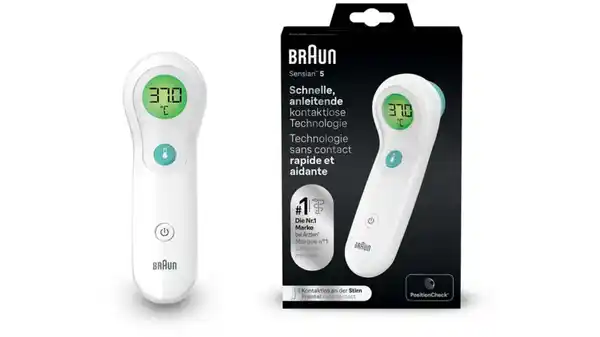 Bild 1 von BRAUN Stirnthermometer No touch + touch BNT 300