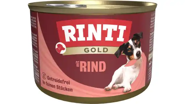 Bild 1 von RINTI Hundenassfutter Gold Rind