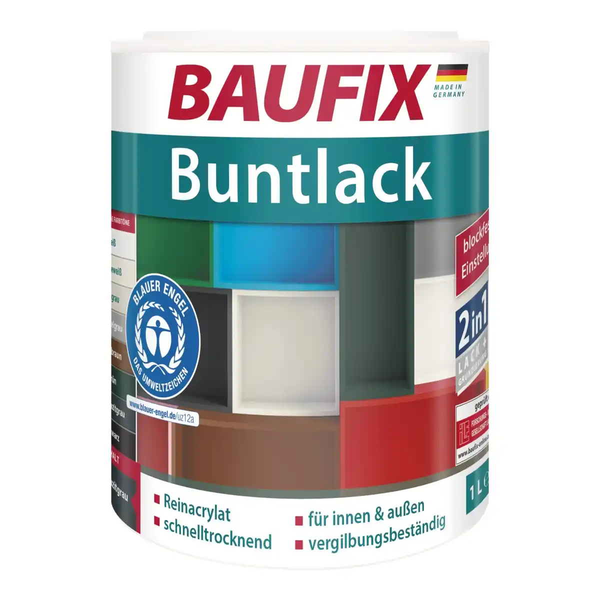 Bild 1 von Buntlack seidenmatt anthrazit 4 er Set