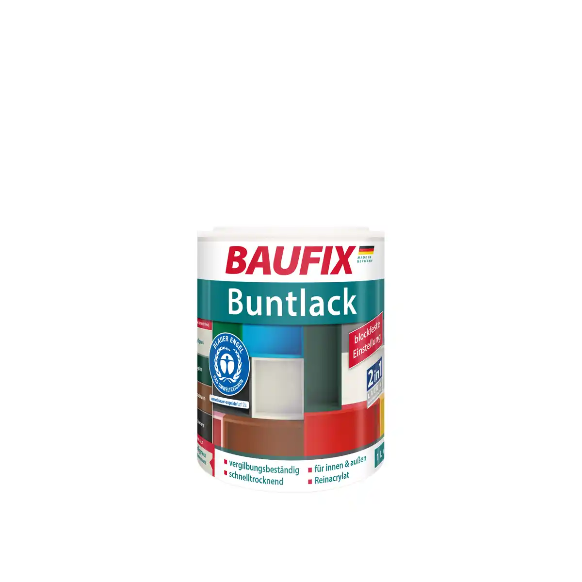 Bild 1 von Buntlack seidenmatt nussbraun 4 er Set