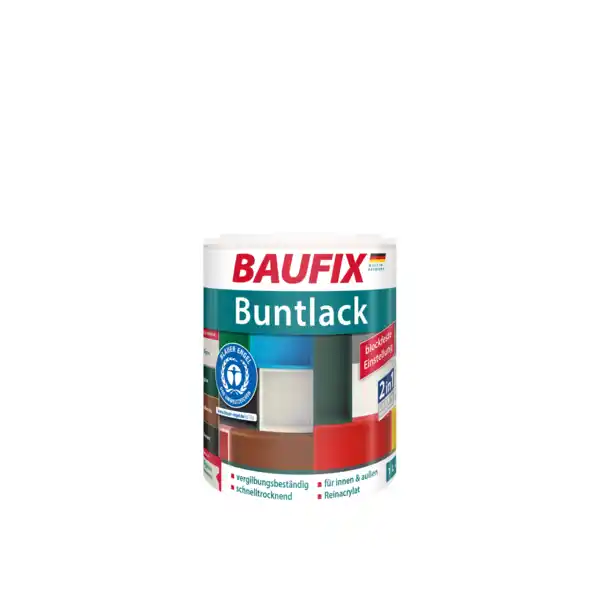 Bild 1 von Buntlack seidenmatt nussbraun 4 er Set