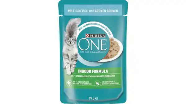 Bild 1 von PURINA ONE Indoor Formula mit Thunfisch und grünen Bohnen