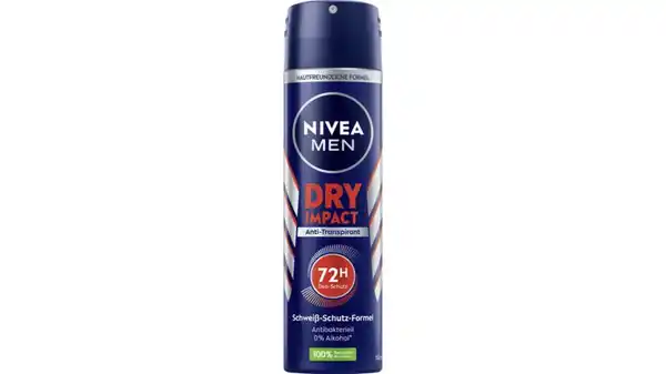 Bild 1 von NIVEA MEN Deo Spray Dry Impact Anti -Transpirant