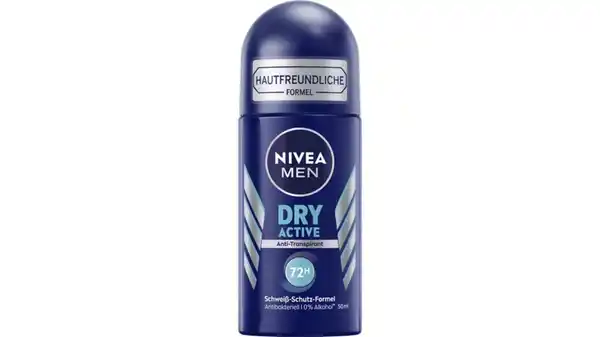 Bild 1 von NIVEA MEN Deo Roll-on Dry Active Anti-Transpirant