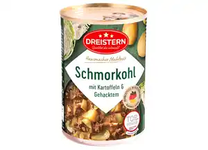 Dreistern Schmorkohl mit Kartoffeln &amp; Gehacktem