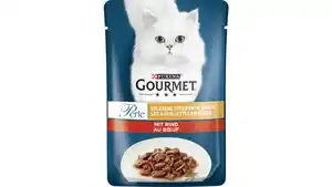 PURINA GOURMET Perle Erlesene Streifen mit Rind