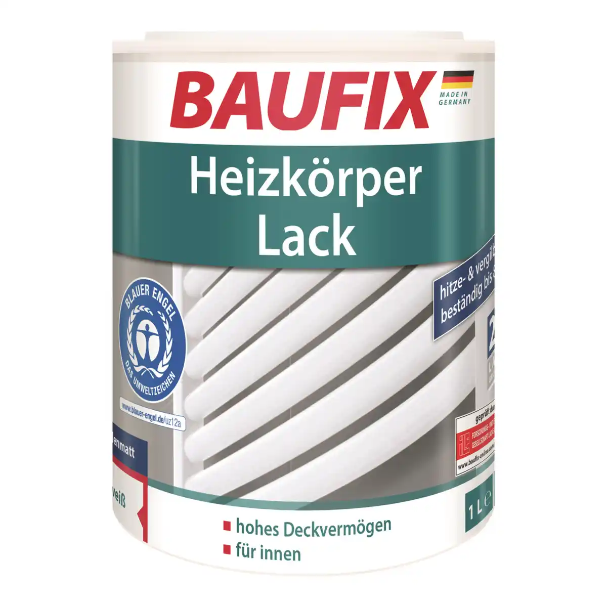 Bild 1 von Heizkörper-Lack weiß seidenmatt 4er Set