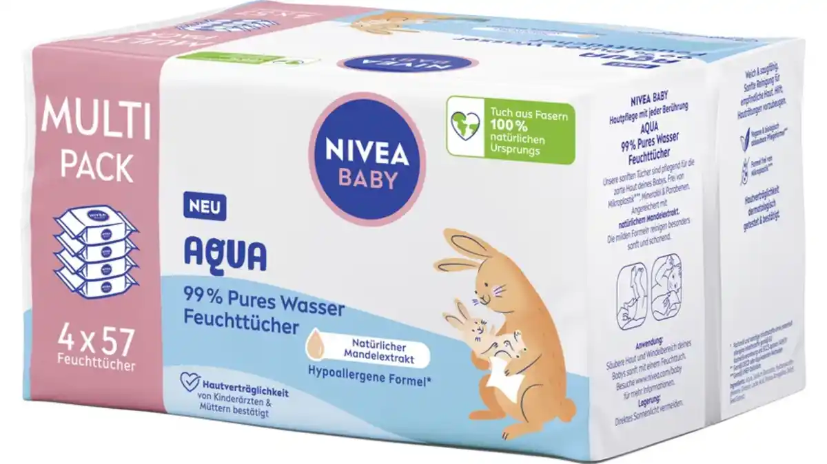 Bild 1 von Nivea Baby Feuchttücher Multi Pack