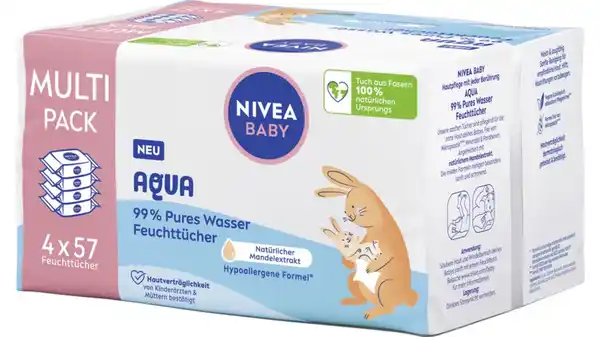 Bild 1 von Nivea Baby Feuchttücher Multi Pack