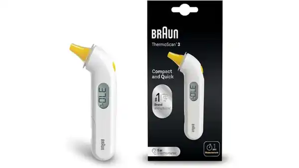 Bild 1 von BRAUN Fieberthermometer ThermoScan® 3 IRT3030