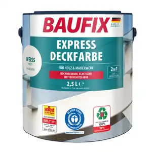 2in1 Express Deckfarbe 2,5 L weiß