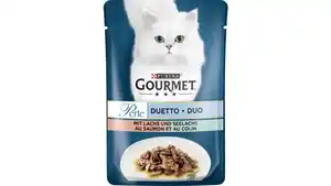 PURINA GOURMET Perle Duetto mit Lachs und Seelachs