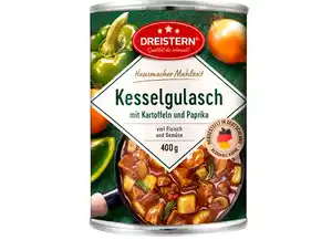 Dreistern Kesselgulasch mit Kartoffeln &amp; Paprika