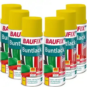 Buntlack Spray rapsgelb 6x 400ml