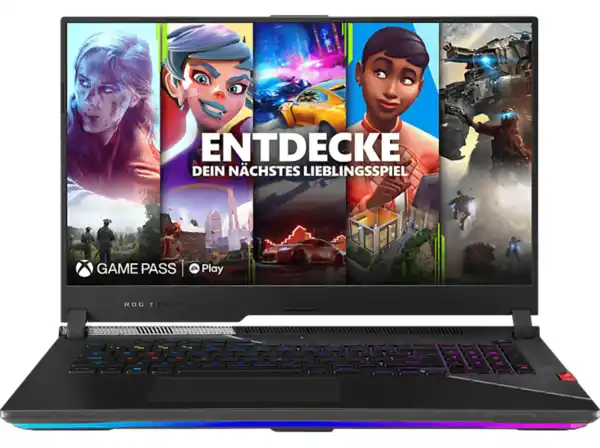 Bild 1 von ASUS ROG Strix SCAR 17 G733PY-LL002W, Gaming Notebook mit 17,3 Zoll Display, AMD Ryzen™ 9 Prozessor, 32 GB RAM, 1 TB SSD, NVIDIA GeForce RTX 4090, Schwarz