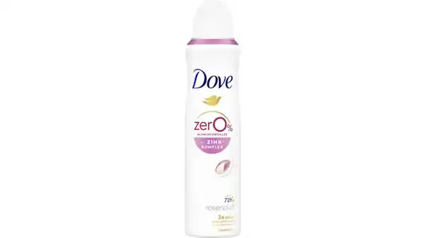 Bild 1 von Dove Deodorant-Spray mit Zink-Komplex Rosenduft 0% Aluminiumsalze