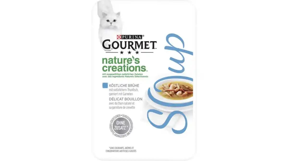 Bild 1 von PURINA GOURMET Nature's Creations Soup Köstliche Brühe mit natürlichem Thunfisch