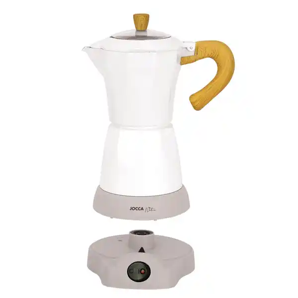 Bild 3 von elektrische Espresso Kaffeemaschine in weiß für bis zu 6 Tassen mit 360° drehbarem Kopflektrische Es