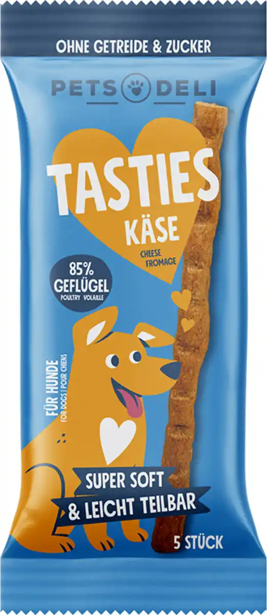 Bild 1 von Pets Deli Snack Tasties Käse, 75 g