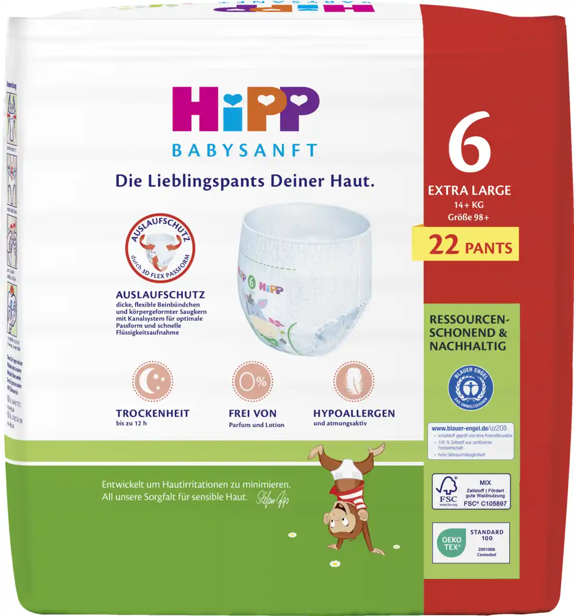 Bild 3 von HiPP Babysanft Pants Größe 6 (14+ kg)