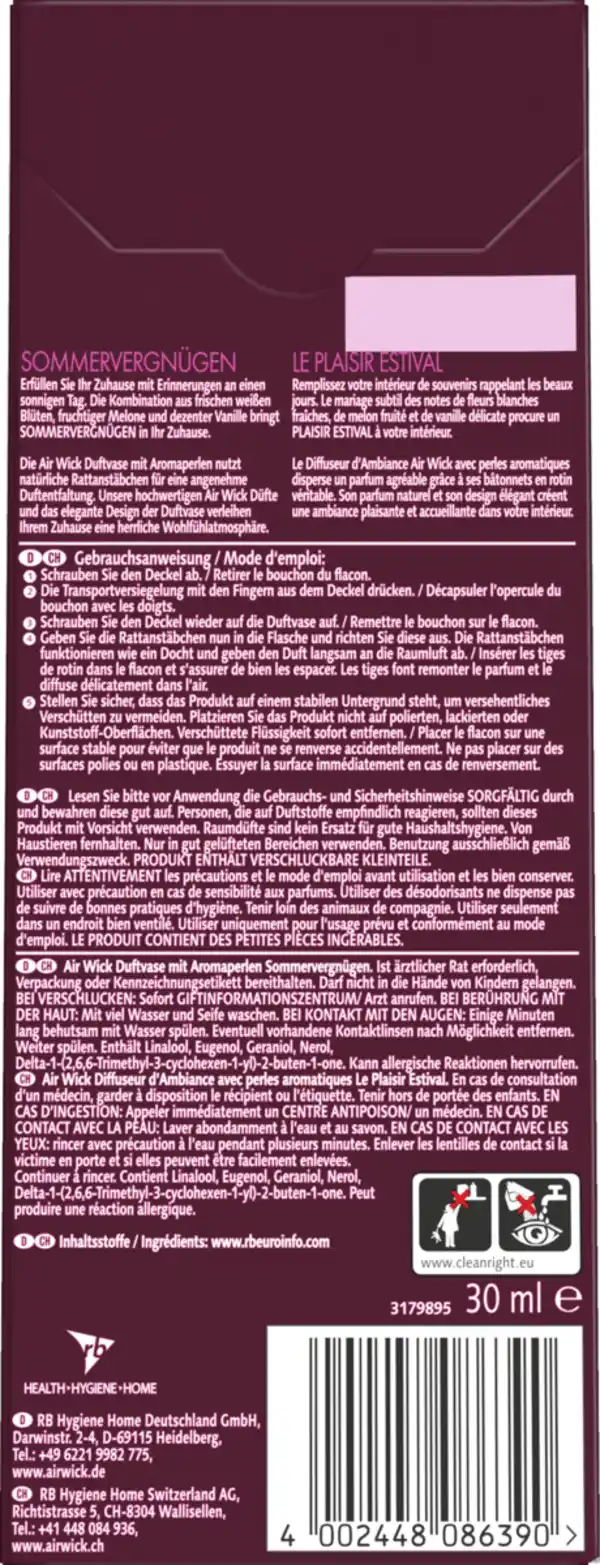 Bild 2 von Air Wick Duftvase Sommer Vergnügen, 30 ml