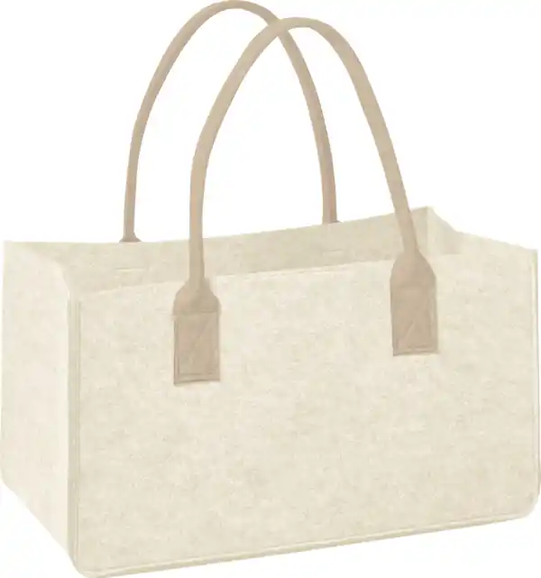 Bild 1 von IDEENWELT Filzshopper beige